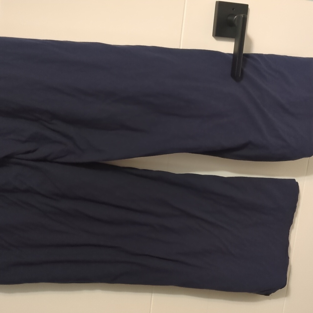 Lunya Navy Wide Leg Pants - Picture 5 of 7